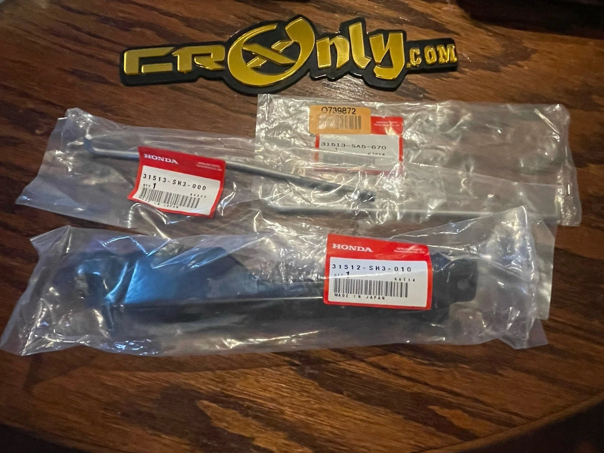 HONDA GENUINE 88-91 Honda CRX Battery Hold Down Plate OEM NOS With J-bolts