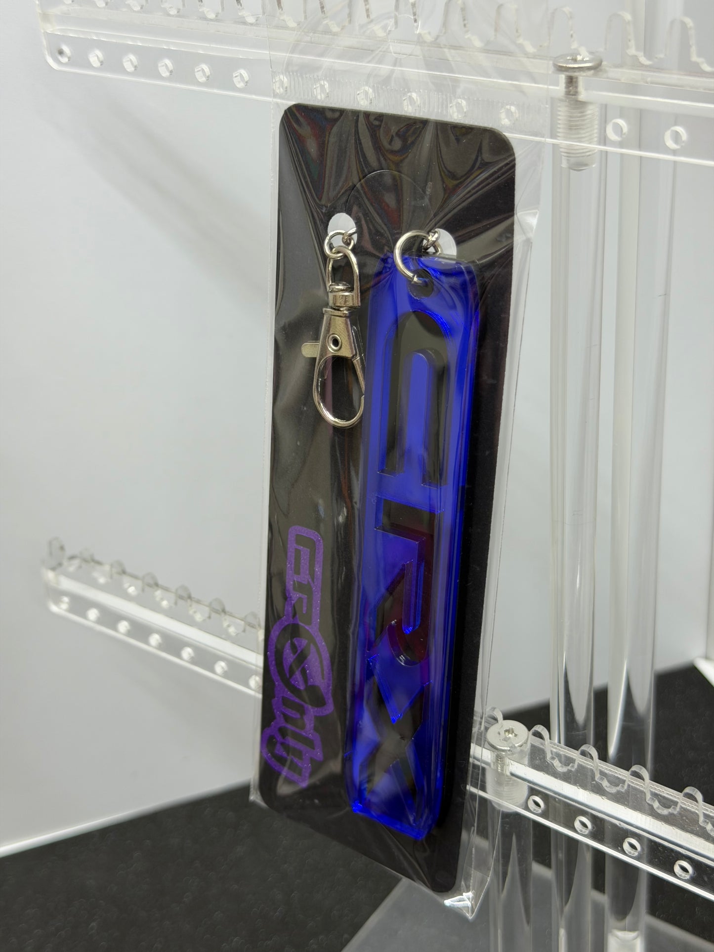 CRX Acrylic Keychain - Blue Mirror