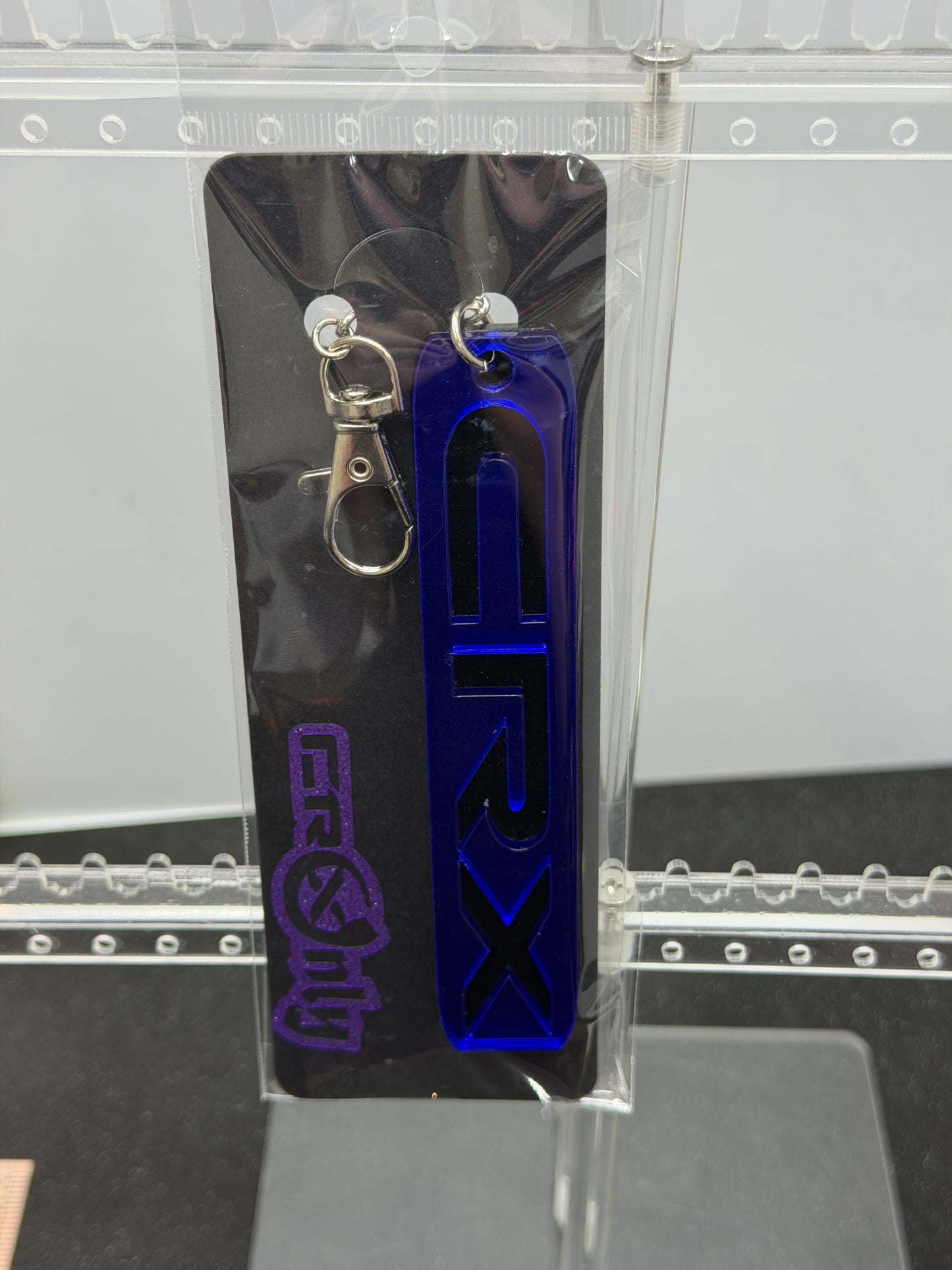 CRX Acrylic Keychain - Blue Mirror
