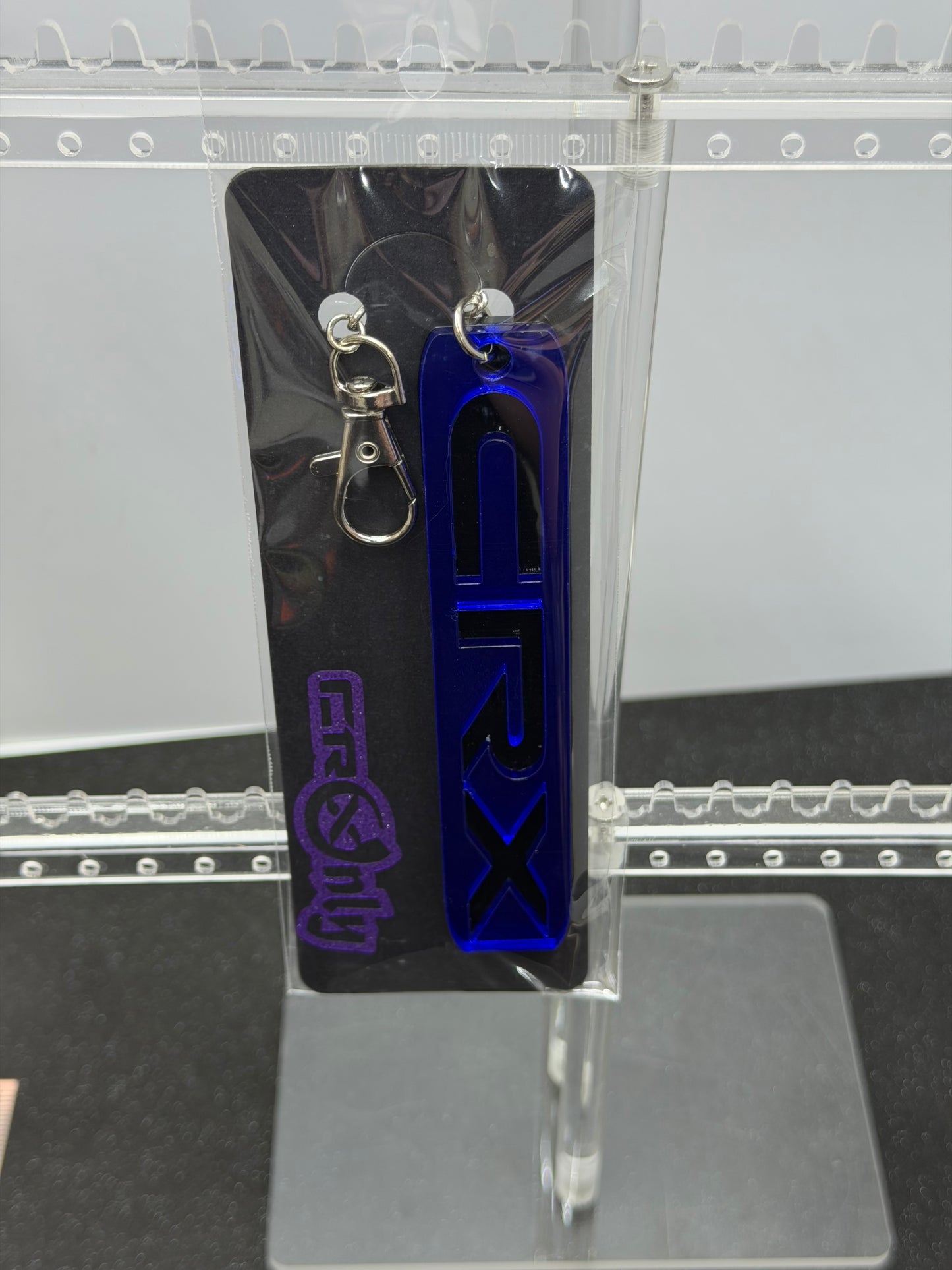 CRX Acrylic Keychain - Blue Mirror