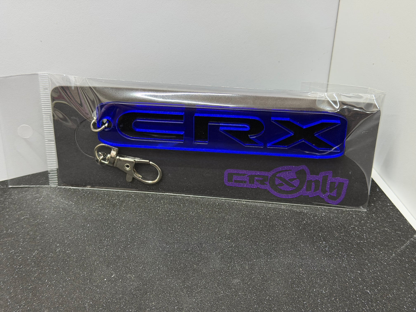 CRX Acrylic Keychain - Blue Mirror
