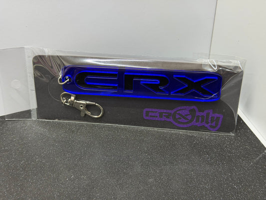 CRX Acrylic Keychain - Blue Mirror