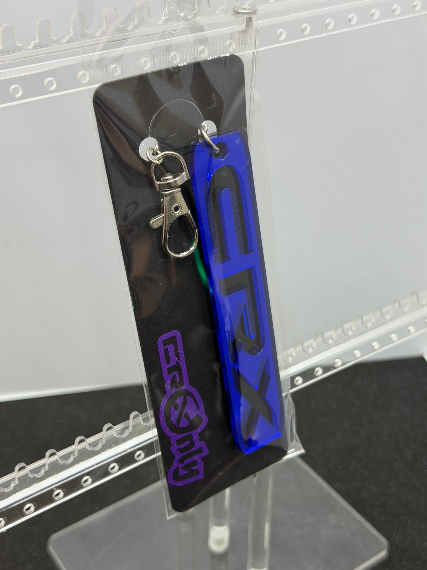 CRX Acrylic Keychain - Blue Mirror