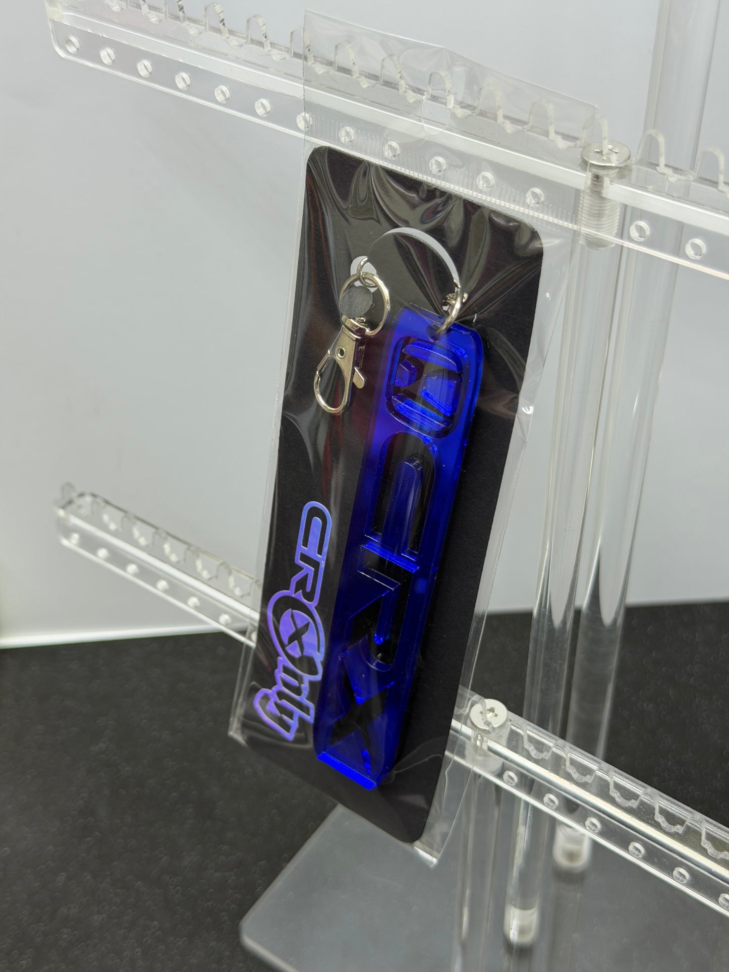 Honda CRX Acrylic Keychain - Blue Mirror