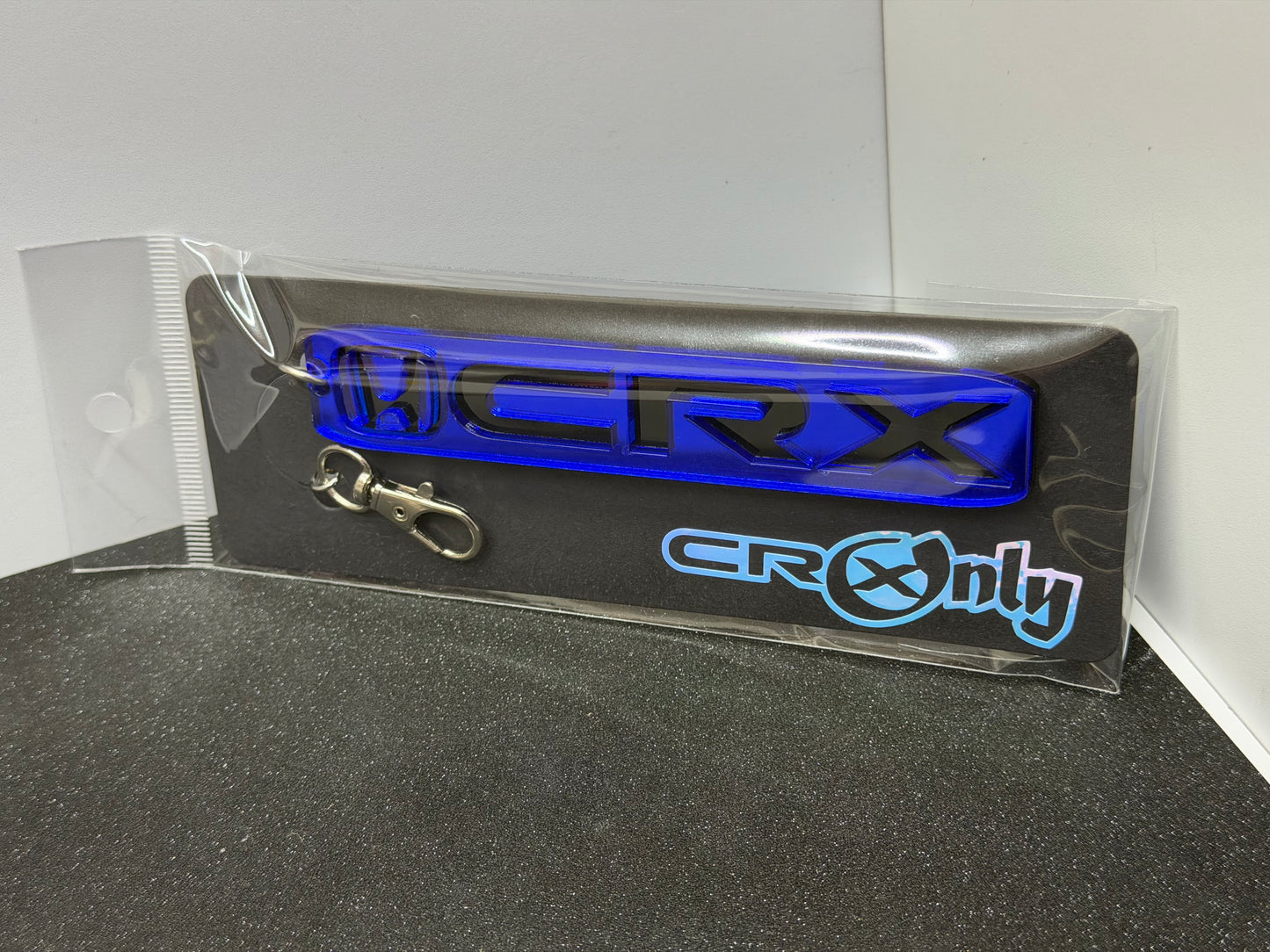 Honda CRX Acrylic Keychain - Blue Mirror