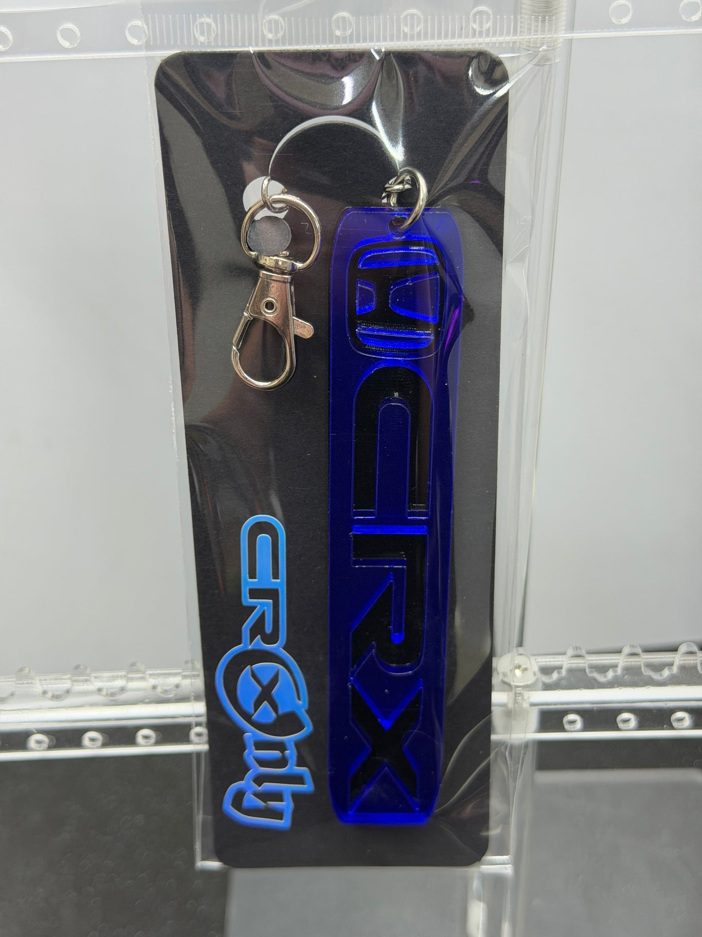 Honda CRX Acrylic Keychain - Blue Mirror