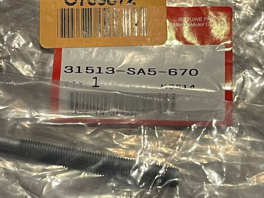 HONDA GENUINE 88-91 Honda CRX Battery Hold Down Plate OEM NOS With J-bolts