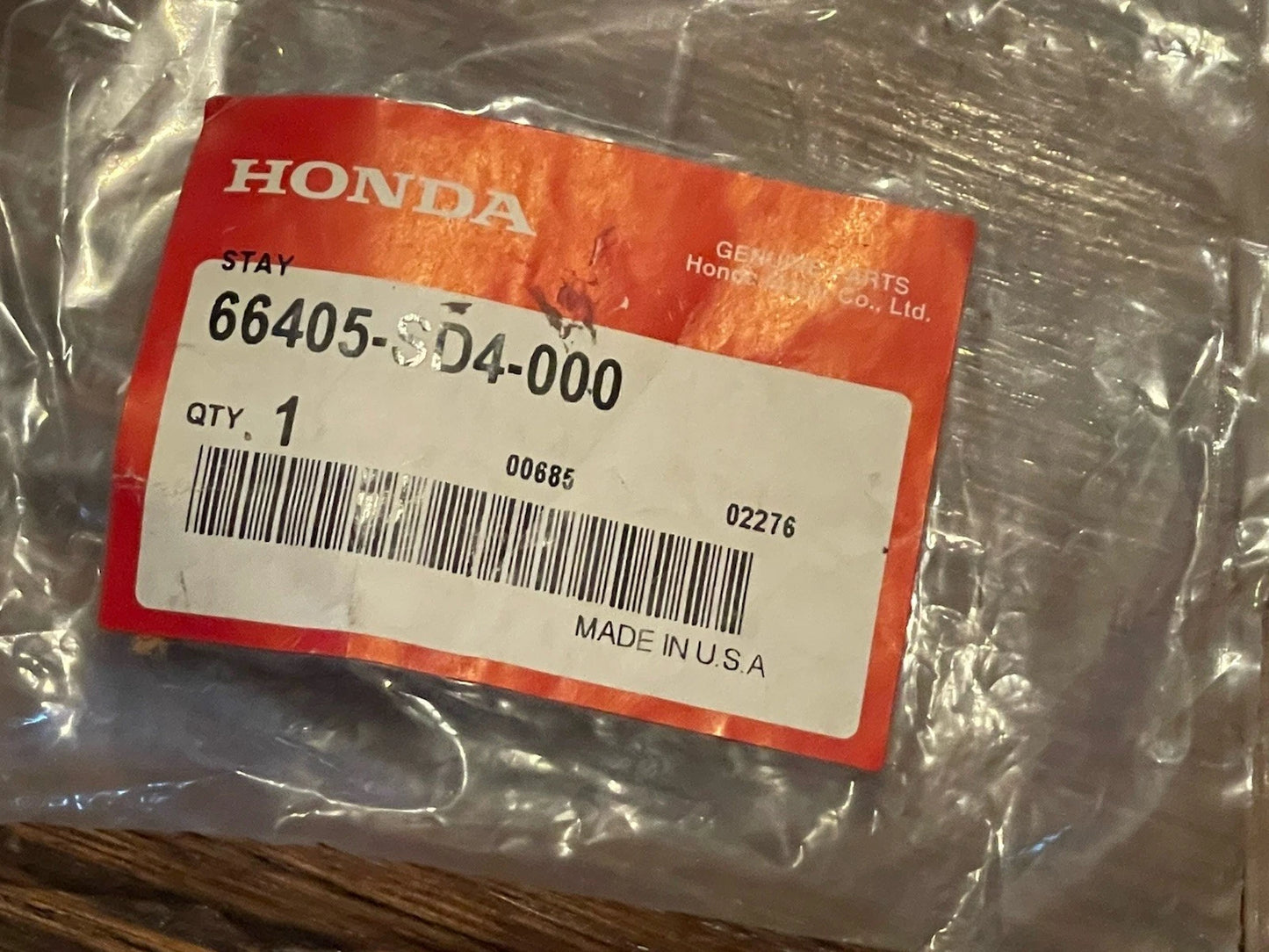 88-91 Honda CRX Glove Box Latch Striker, Hinges And Hinge Pins NOS NEW