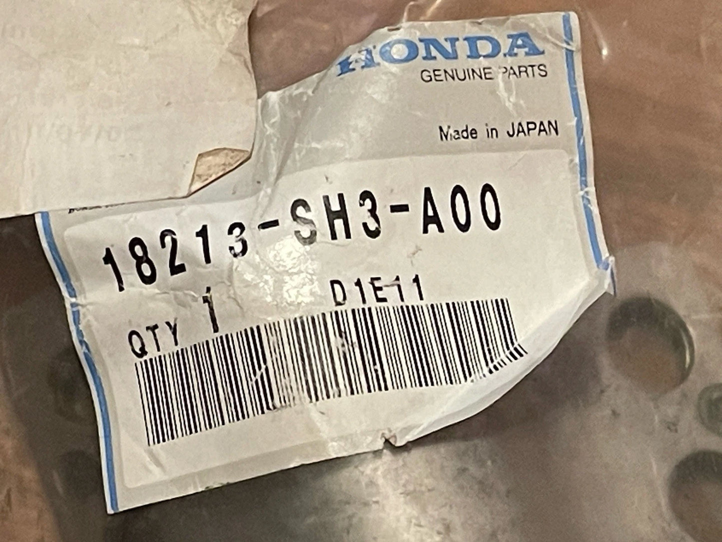 88-91 Honda CRX Front Exhaust Pipe Mounting Bracket NEW NOS