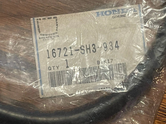 88-91 Honda CRX Si Fuel Hose Fuel Line OEM NOS **RARE** NEW