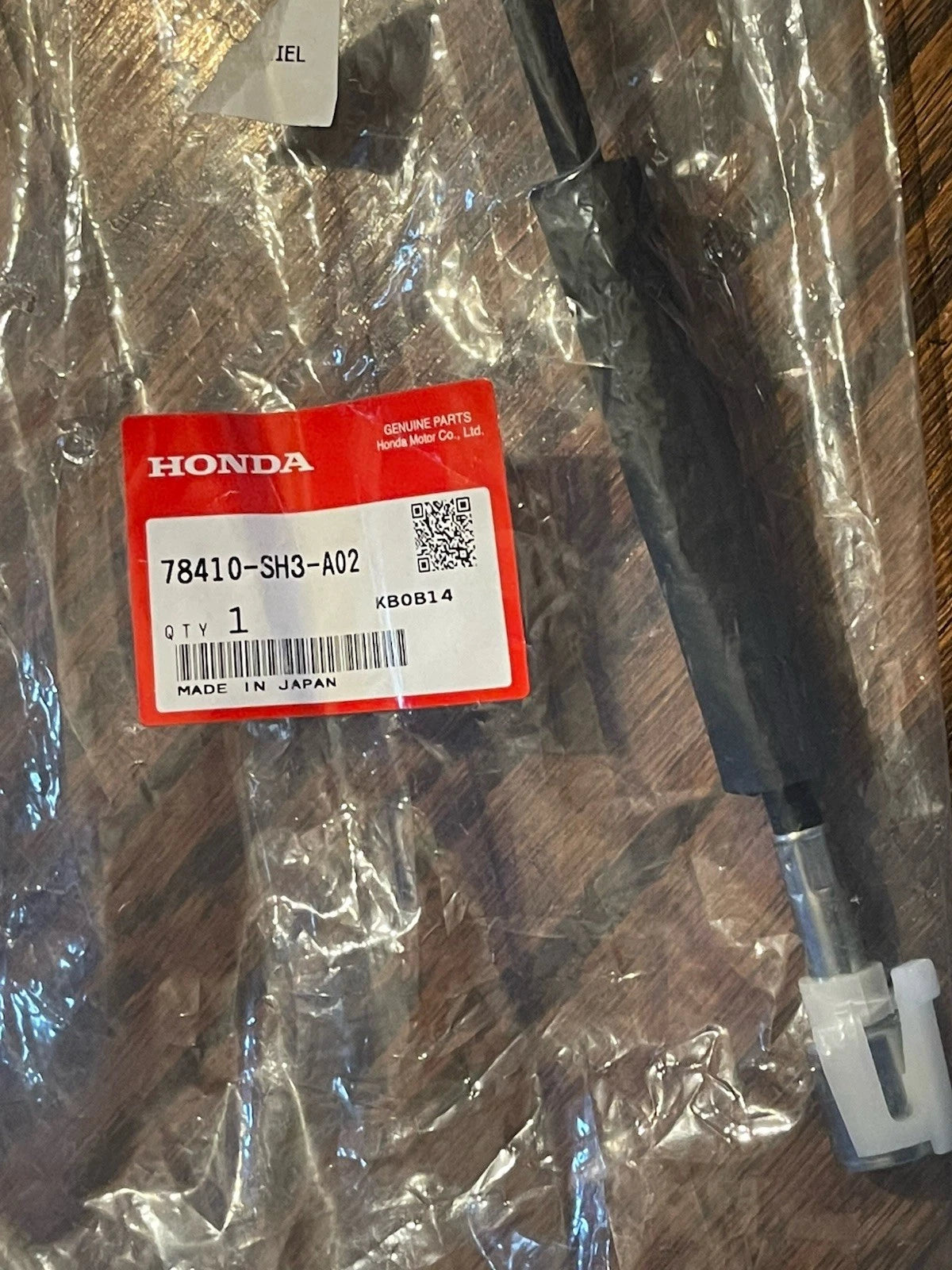 NOS OEM HONDA 88-91 CRX SI SPEEDOMETER CABLE TRANSMISSION 78410-SH3-A02